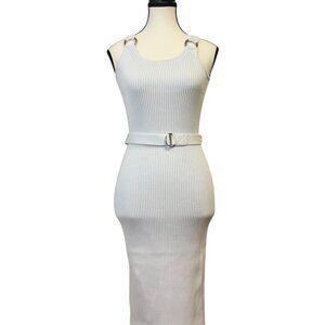 Michael Kors White Body Con Dress (S)